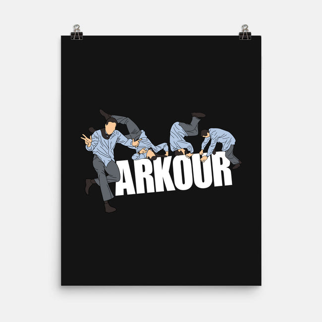 Parkour In The Office-None-Matte-Poster-Tronyx79