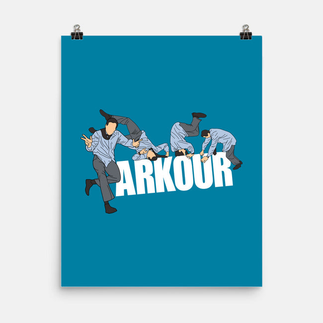 Parkour In The Office-None-Matte-Poster-Tronyx79