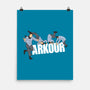 Parkour In The Office-None-Matte-Poster-Tronyx79