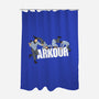 Parkour In The Office-None-Polyester-Shower Curtain-Tronyx79