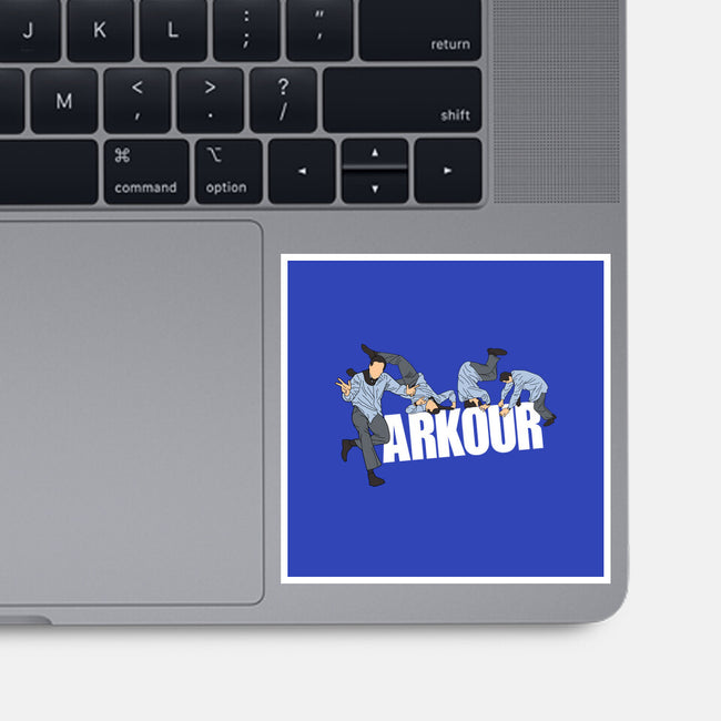 Parkour In The Office-None-Glossy-Sticker-Tronyx79