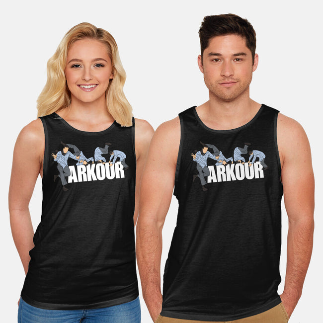 Parkour In The Office-Unisex-Basic-Tank-Tronyx79