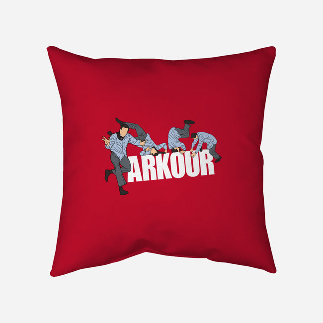 Parkour In The Office-None-Removable Cover w Insert-Throw Pillow-Tronyx79