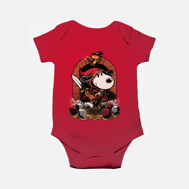 Beagle RPG Adventure-Baby-Basic-Onesie-Studio Mootant