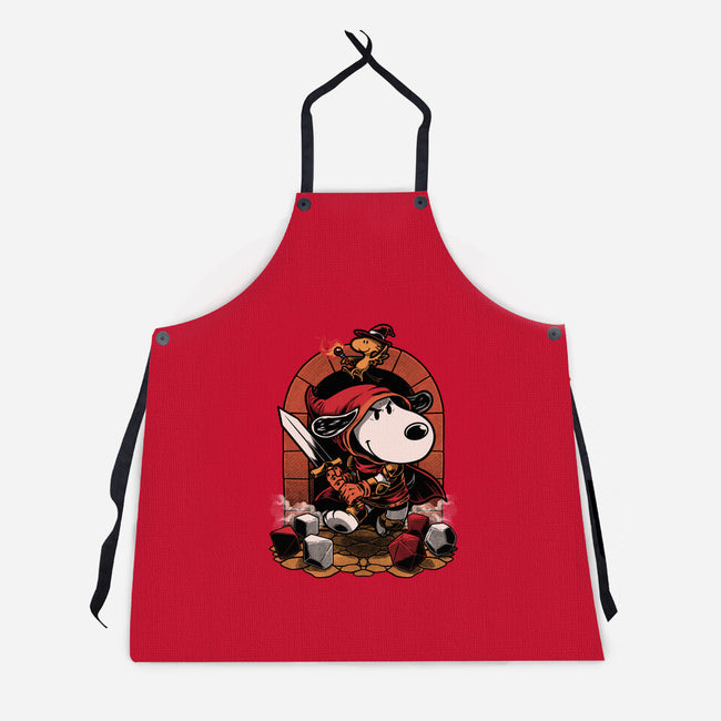 Beagle RPG Adventure-Unisex-Kitchen-Apron-Studio Mootant