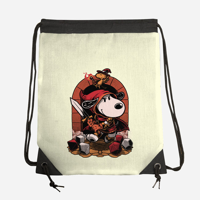 Beagle RPG Adventure-None-Drawstring-Bag-Studio Mootant