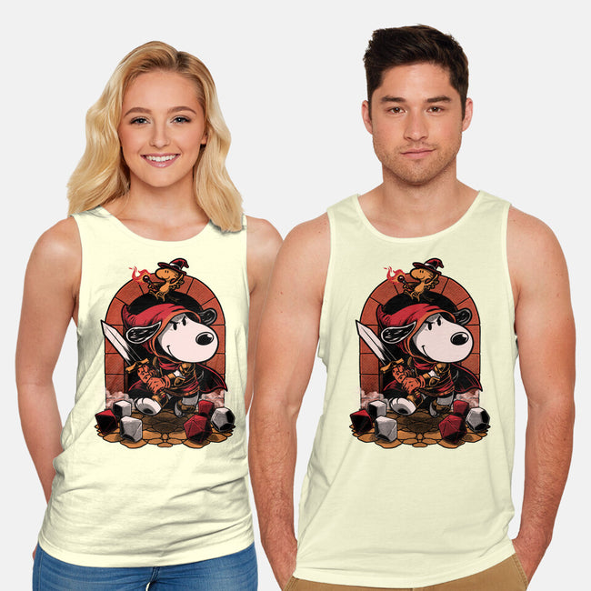 Beagle RPG Adventure-Unisex-Basic-Tank-Studio Mootant