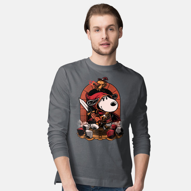 Beagle RPG Adventure-Mens-Long Sleeved-Tee-Studio Mootant