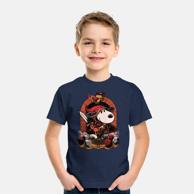 Beagle RPG Adventure-Youth-Basic-Tee-Studio Mootant