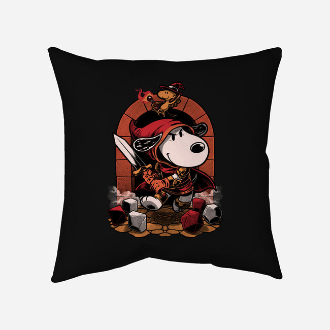 Beagle RPG Adventure-None-Removable Cover w Insert-Throw Pillow-Studio Mootant