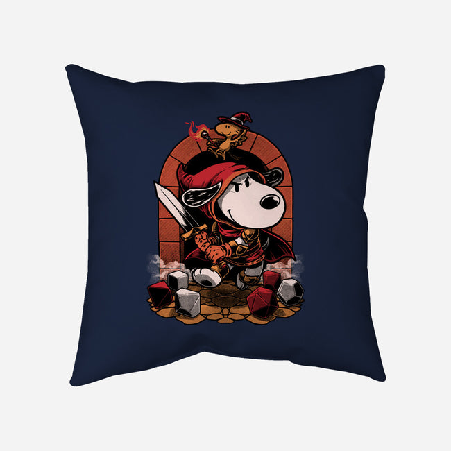 Beagle RPG Adventure-None-Removable Cover w Insert-Throw Pillow-Studio Mootant