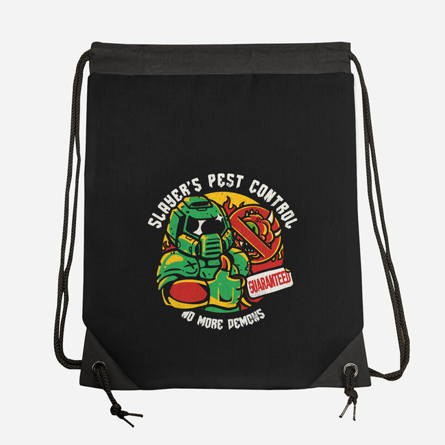 Slayer's Pest Control-None-Drawstring-Bag-estudiofitas
