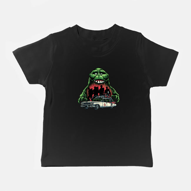 Green Slime-Baby-Basic-Tee-momma_gorilla