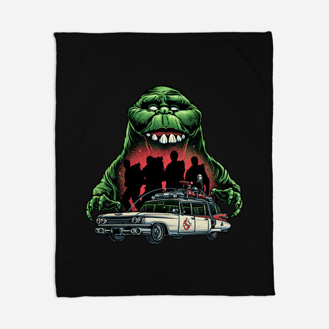 Green Slime-None-Fleece-Blanket-momma_gorilla