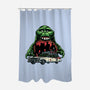 Green Slime-None-Polyester-Shower Curtain-momma_gorilla