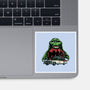 Green Slime-None-Glossy-Sticker-momma_gorilla