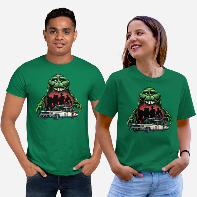 Green Slime-Unisex-Basic-Tee-momma_gorilla