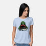 Green Slime-Womens-Basic-Tee-momma_gorilla