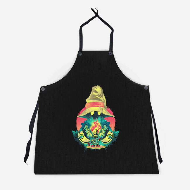 Black Mage Legend-Unisex-Kitchen-Apron-hypertwenty