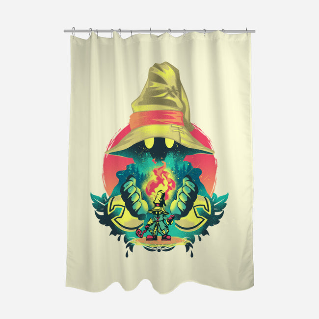 Black Mage Legend-None-Polyester-Shower Curtain-hypertwenty