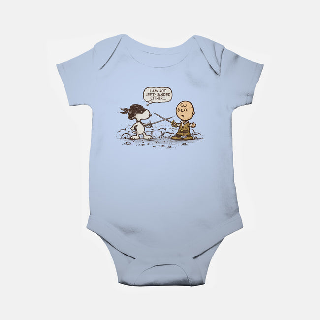 Not Left-Handed-Baby-Basic-Onesie-kg07