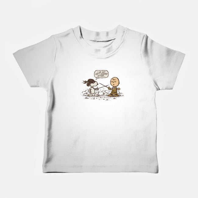 Not Left-Handed-Baby-Basic-Tee-kg07