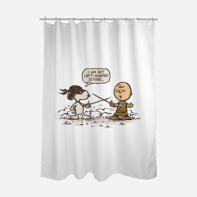 Not Left-Handed-None-Polyester-Shower Curtain-kg07