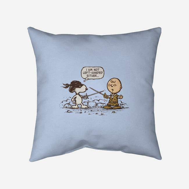 Not Left-Handed-None-Removable Cover w Insert-Throw Pillow-kg07