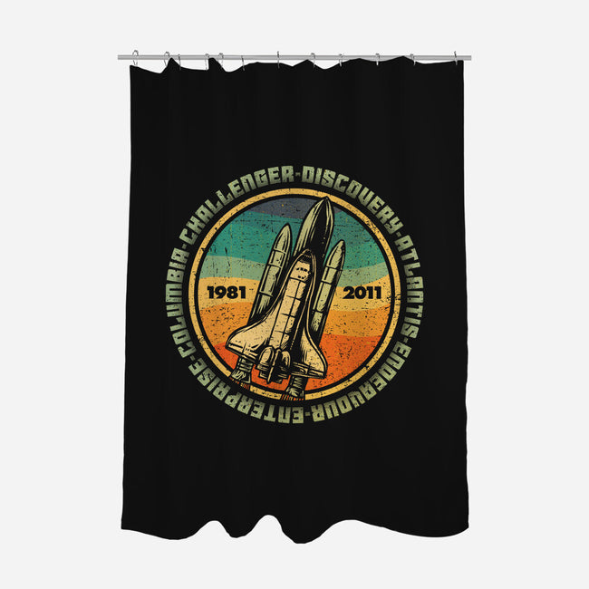 Through Hardship To The Stars-None-Polyester-Shower Curtain-kg07