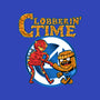 Clobberin Time-None-Removable Cover w Insert-Throw Pillow-demonigote