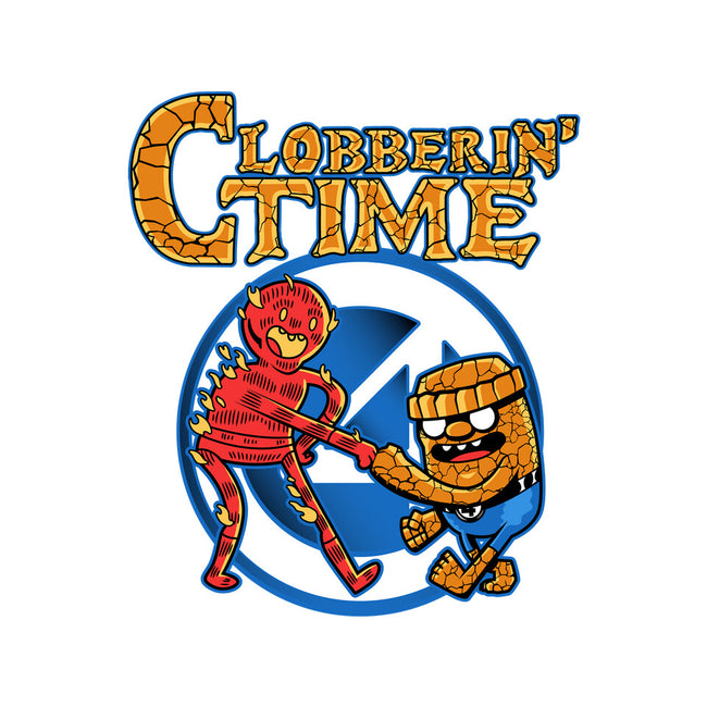 Clobberin Time-Unisex-Kitchen-Apron-demonigote