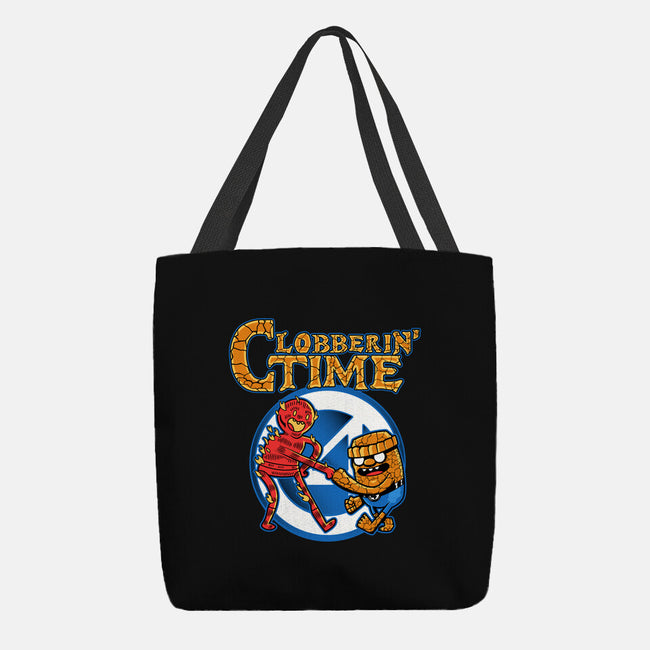 Clobberin Time-None-Basic Tote-Bag-demonigote