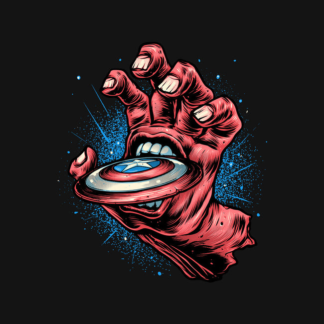 Big Red Hand-Mens-Heavyweight-Tee-glitchygorilla