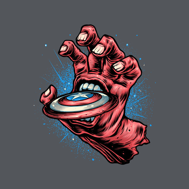 Big Red Hand-Womens-Basic-Tee-glitchygorilla