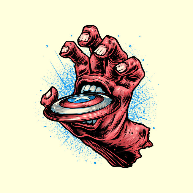 Big Red Hand-None-Drawstring-Bag-glitchygorilla