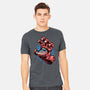 Big Red Hand-Mens-Heavyweight-Tee-glitchygorilla