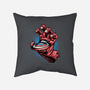 Big Red Hand-None-Removable Cover w Insert-Throw Pillow-glitchygorilla