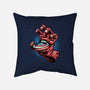 Big Red Hand-None-Removable Cover w Insert-Throw Pillow-glitchygorilla