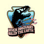 When Dinosaurs Ruled The Earth-None-Drawstring-Bag-glitchygorilla
