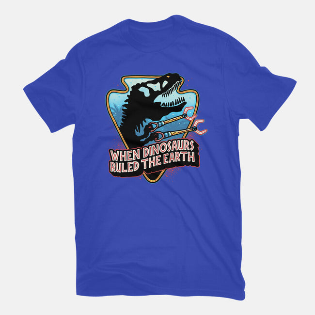 When Dinosaurs Ruled The Earth-Mens-Heavyweight-Tee-glitchygorilla