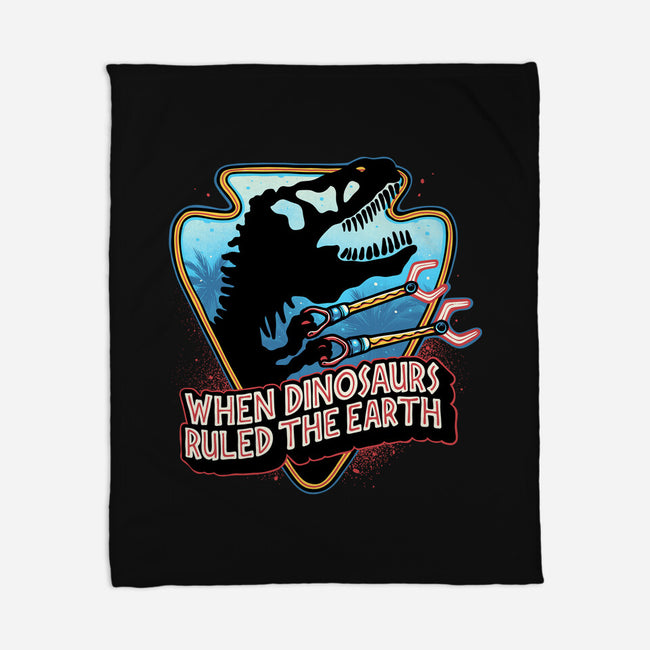 When Dinosaurs Ruled The Earth-None-Fleece-Blanket-glitchygorilla