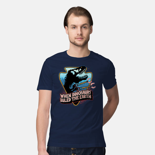 When Dinosaurs Ruled The Earth-Mens-Premium-Tee-glitchygorilla