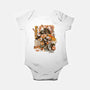 Sushi Dragon Attack-Baby-Basic-Onesie-ilustrata