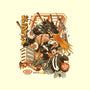 Sushi Dragon Attack-None-Drawstring-Bag-ilustrata
