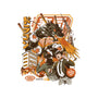 Sushi Dragon Attack-None-Drawstring-Bag-ilustrata