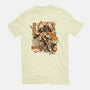 Sushi Dragon Attack-Mens-Basic-Tee-ilustrata