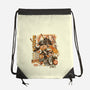 Sushi Dragon Attack-None-Drawstring-Bag-ilustrata