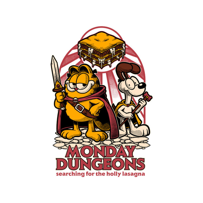 Monday Dungeons Lasagna-None-Drawstring-Bag-Studio Mootant