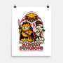 Monday Dungeons Lasagna-None-Matte-Poster-Studio Mootant