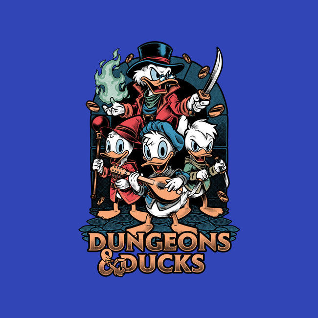 Dungeons And Ducks Cartoon-Womens-Racerback-Tank-Studio Mootant